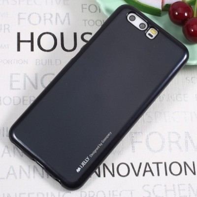 Huawei P10 Plus juodas Mercury kieto silikono (TPU) dėklas - nugarėlė / Priedai.lt