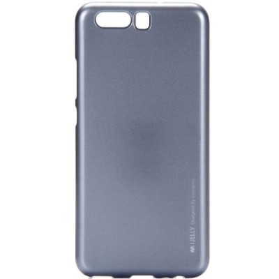 Huawei P10 Plus pilkas Mercury kieto silikono (TPU) dėklas - nugarėlė / Priedai.lt
