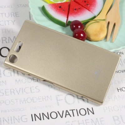 Sony Xperia XZ Premium (XZ Premium Dual) auksinis Mercury kieto silikono (TPU) dėklas - nugarėlė / Priedai.lt