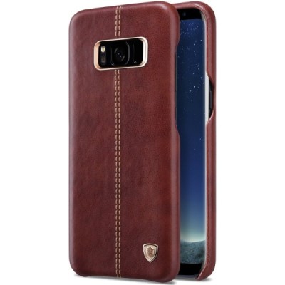 „Nillkin“ Englon Samsung Galaxy S8 (G950) rudas odinis dėklas - nugarėlė / Priedai.lt