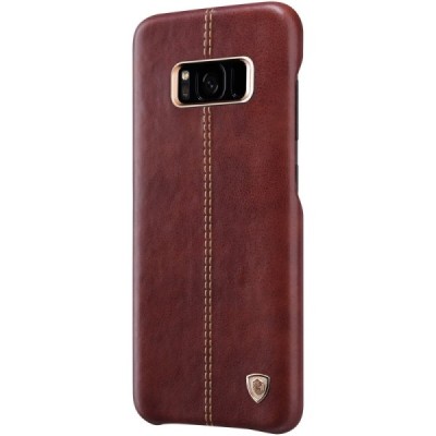 „Nillkin“ Englon Samsung Galaxy S8 (G950) rudas odinis dėklas - nugarėlė / Priedai.lt