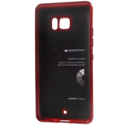 HTC U Ultra (Ocean Note) raudonas Mercury kieto silikono (TPU) dėklas - nugarėlė / Priedai.lt