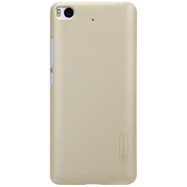 „Nillkin“ Frosted Shield dėklas - auksinis + apsauginė ekrano plėvelė (Mi 5S)