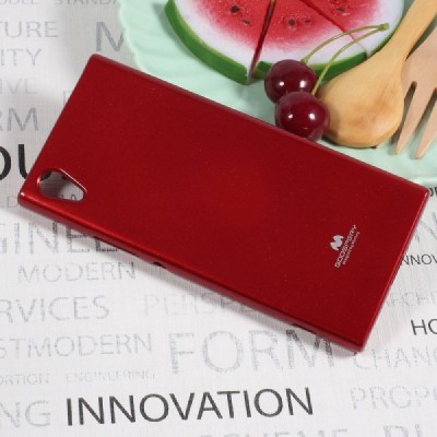Sony Xperia XA1 Mercury raudonas kieto silikono tpu dėklas - nugarėlė / Priedai.lt