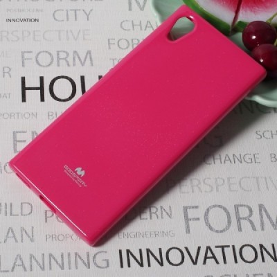 Sony Xperia XA1 Mercury tamsiai rožinis kieto silikono tpu dėklas - nugarėlė / Priedai.lt