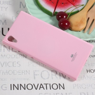 Sony Xperia XA1 Mercury šviesiai rožinis kieto silikono tpu dėklas - nugarėlė / Priedai.lt