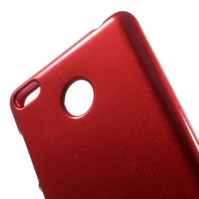 Xiaomi Redmi 3s raudonas Mercury kieto silikono (TPU) dėklas - nugarėlė / Priedai.lt