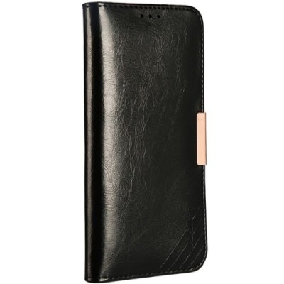 „Kalaideng“ Royale atverčiamas juodas odinis Samsung Galaxy S8 (G950)  dėklas / Priedai.lt