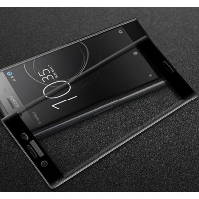 Sony Xperia XZ Premium (Sony Xperia XZ Premium Dual) „3D Rewan“ 9H Tempered Glass sustiprintos apsaugos juodas pilnai dengiantis