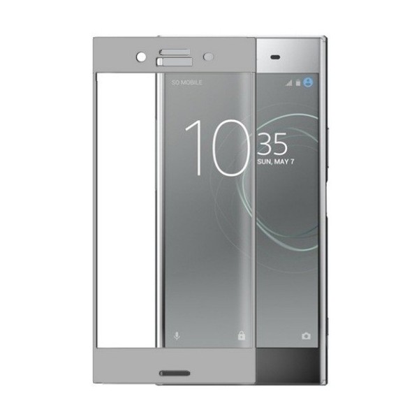 „3D Rewan“ Tempered Glass apsauginis ekrano stiklas 0.26 mm - sidabrinis (Xperia XZ Premium)