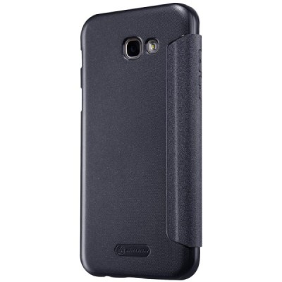 Samsung Galaxy A7 2017 (A720) pilkas odinis atverčiamas Nillkin Sparkle dėklas / Priedai.lt