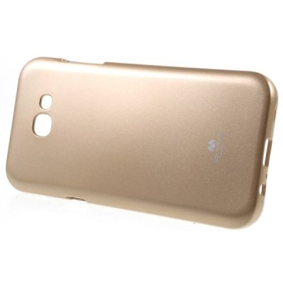 Samsung Galaxy A7 2017 (A720) Mercury auksinis kieto silikono (TPU) dėklas / Priedai.lt