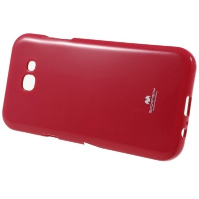 Samsung Galaxy A7 2017 (A720) Mercury tamsiai rožinis kieto silikono (TPU) dėklas / Priedai.lt