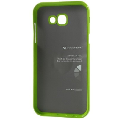 Samsung Galaxy A7 2017 (A720) Mercury žalias kieto silikono (TPU) dėklas / Priedai.lt