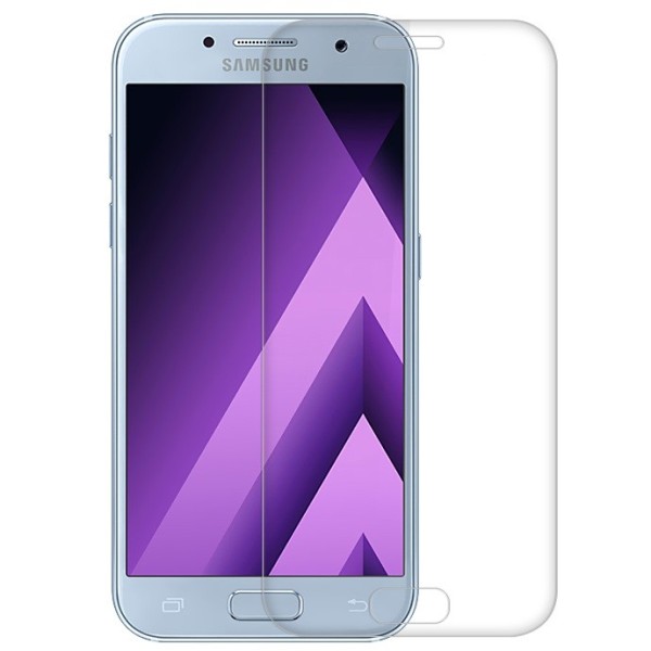 „Calans“ Tempered Glass pilnai dengiantis apsauginis ekrano stiklas 0.2 mm - skaidrus (Galaxy A7 2017)