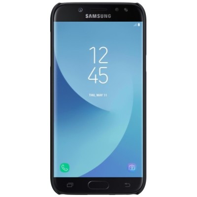 Samsung Galaxy J5 2017 (J530) Nillkin Frosted Shield juodas plastikinis dėklas + apsauginė ekrano plėvelė / Priedai.lt