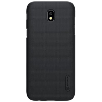 Samsung Galaxy J5 2017 (J530) Nillkin Frosted Shield juodas plastikinis dėklas + apsauginė ekrano plėvelė / Priedai.lt