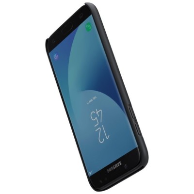 Samsung Galaxy J5 2017 (J530) Nillkin Frosted Shield juodas plastikinis dėklas + apsauginė ekrano plėvelė / Priedai.lt