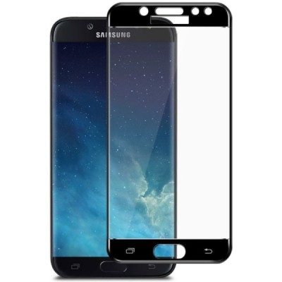 Samsung Galaxy J5 2017 (J530) „Imak“ 9H Tempered Glass sustiprintos apsaugos juodas pilnai dengiantis apsauginis ekrano stiklas 