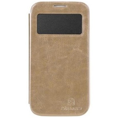 „Nillkin“ Easy rudas odinis atverčiamas Samsung Galaxy S4 i9505, i9500 dėklas (knygutė) / Priedai.lt