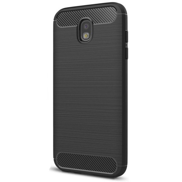 „Carbon“ kieto silikono (TPU) dėklas - juodas (Galaxy J5 2017)