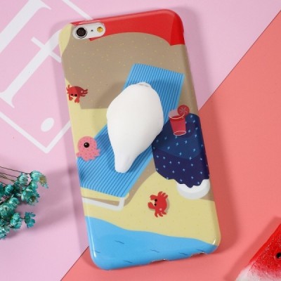 Apple iPhone 6 (6s) „Squezy“ Sea Lion kieto silikono TPU rudas dėklas - nugarėlė / Priedai.lt