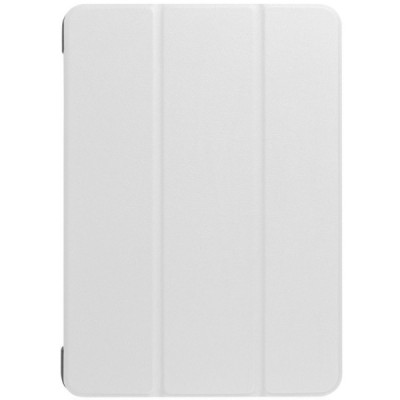 Apple iPad Pro 10.5" (Air 2019) atverčiamas baltas odinis dėklas - knygutė / Priedai.lt