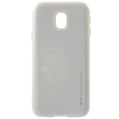 Samsung Galaxy J3 2017 (J330) sidabrinis Mercury kieto silikono (TPU) dėklas / Priedai.lt