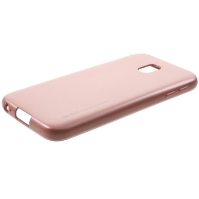 Samsung Galaxy J3 2017 (J330) šviesiai rožinis Mercury kieto silikono (TPU) dėklas / Priedai.lt
