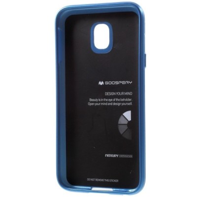 Samsung Galaxy J3 2017 (J330) mėlynas Mercury kieto silikono (TPU) dėklas / Priedai.lt