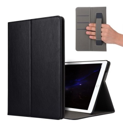 Apple iPad Pro 10.5" (Air 2019) atverčiamas juodas odinis dėklas / Priedai.lt