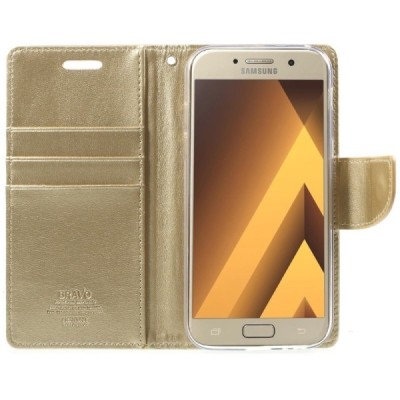 „Mercury“ Goospery Samsung Galaxy A7 2017 (A720) auksinis odinis dėklas / Priedai.lt
