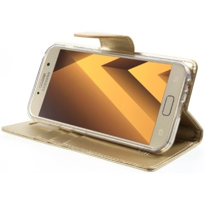„Mercury“ Goospery Samsung Galaxy A7 2017 (A720) auksinis odinis dėklas / Priedai.lt
