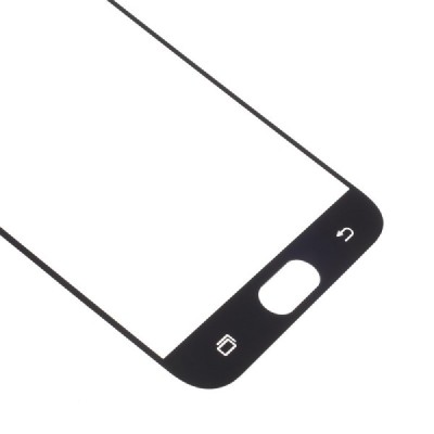 Samsung Galaxy J7 2017 (J730) „Calans“ 9H Tempered Glass sustiprintos apsaugos juodas pilnai dengiantis apsauginis ekrano stikla
