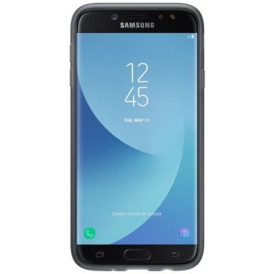 Samsung Galaxy J7 2017 (J730) kieto silikono TPU juodas dėklas - nugarėlė / Priedai.lt