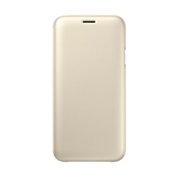 „Samsung“ Wallet Cover atverčiamas dėklas - auksinis (Galaxy J7 2017)
