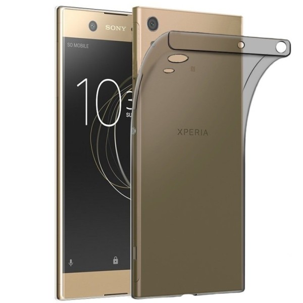 Ploniausias TPU skaidrus dėklas - pilkas (Xperia XA1)