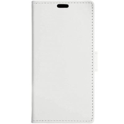 Meizu m5 note atverčiamas baltas odinis dėklas - piniginė / Priedai.lt