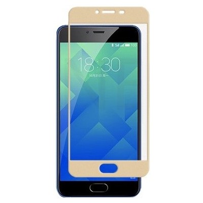 Meizu m5 note „3D Rewan“ 9H Tempered Glass sustiprintos apsaugos auksinis pilnai dengiantis apsauginis ekrano stiklas 0,26 mm / 