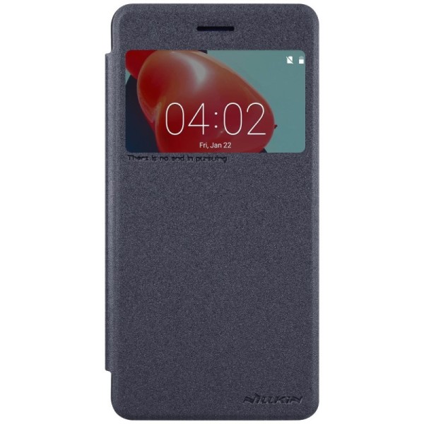 „Nillkin“ Sparkle atverčiamas dėklas - pilkas (Nokia 6)