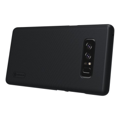 Nillkin Frosted Shield Samsung Galaxy Note 8 (N950F) juodas plastikinis dėklas / Priedai.lt
