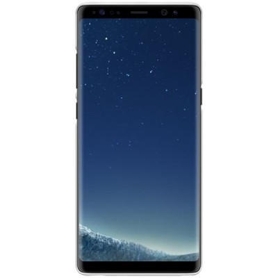 Nillkin Frosted Shield Samsung Galaxy Note 8 (N950F) baltas plastikinis dėklas + apsauginė ekrano plėvelė / Priedai.lt