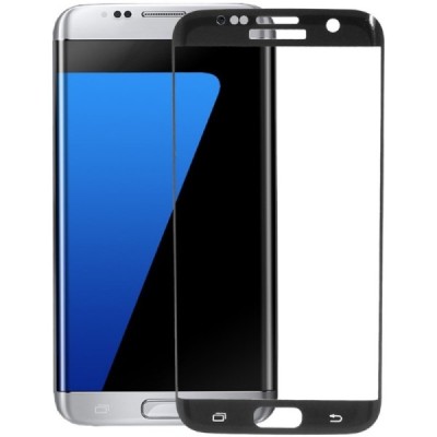 Samsung Galaxy S7 Edge (G935) „Calans“ 9H Tempered Glass sustiprintos apsaugos juodas pilnai dengiantis apsauginis ekrano stikla