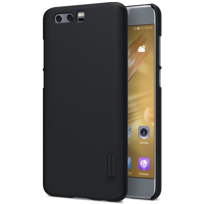 Huawei Honor 9 (Honor 9 Prmium) Nillkin Frosted Shield juodas plastikinis dėklas / Priedai.lt
