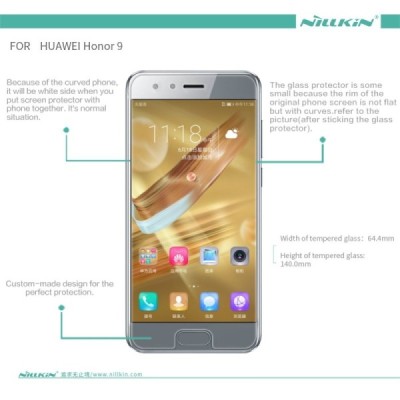 Huawei Honor 9 (Honor 9 Pemium) „Nillkin“ H Tempered Glass sustiprintos apsaugos apsauginis ekrano stiklas 0,33 mm / Priedai.lt