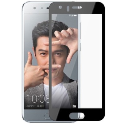 Huawei Honor 9 (Honor 9 Pemium) „Lenuo“ 9H Tempered Glass sustiprintos apsaugos juodas pilnai dengiantis apsauginis ekrano stikl