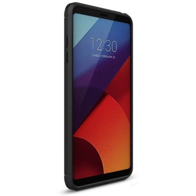 LG G6 (H870) kieto silikono TPU juodas dėklas - nugarėlė / Priedai.lt
