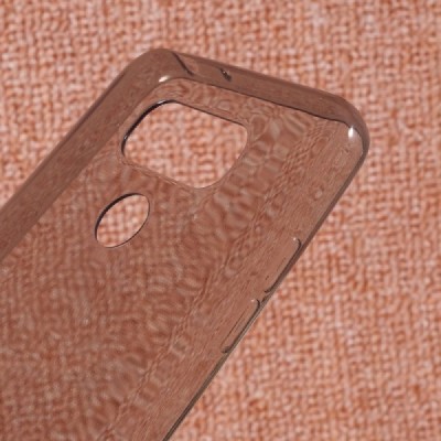 LG G6 (H870) skaidrus (permatomas) kieto silikono pilkas dėklas / Priedai.lt