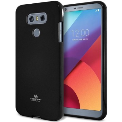LG G6 (H870) juodas Mercury kieto silikono (TPU) dėklas / Priedai.lt