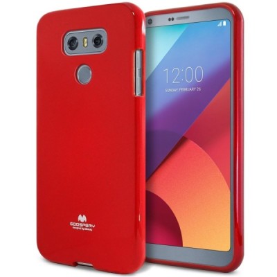 LG G6 (H870) raudonas Mercury kieto silikono (TPU) dėklas / Priedai.lt